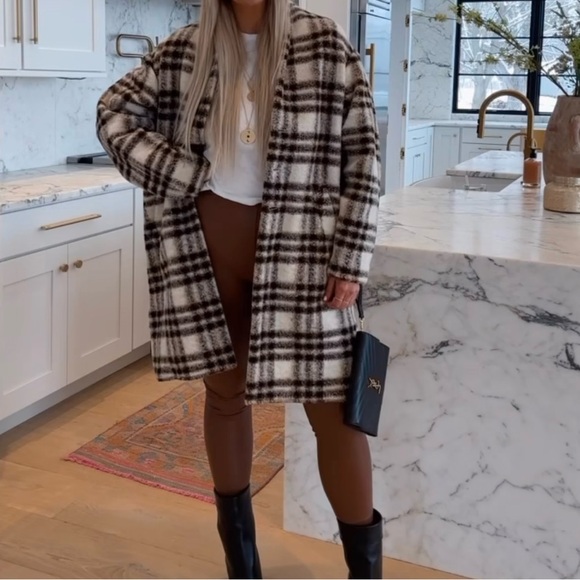 New with tag Isabel Marant Etoile plaid Gabriel coat - Picture 1 of 16